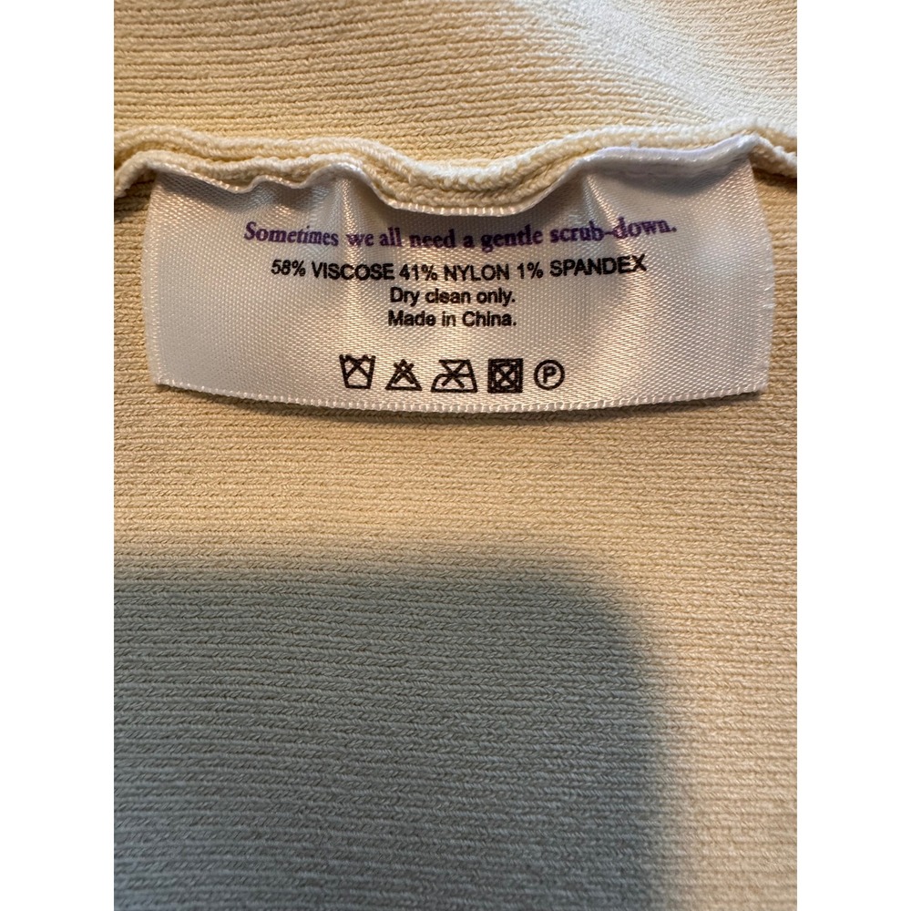 MM.LaFleur Woolf Jardigan Cream Ecru Knit Open Front Jacket XS RPFC-19-021‎ - Picture 6 of 8